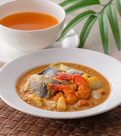 島の海鮮カレー・海のスープ（夏バージョン）